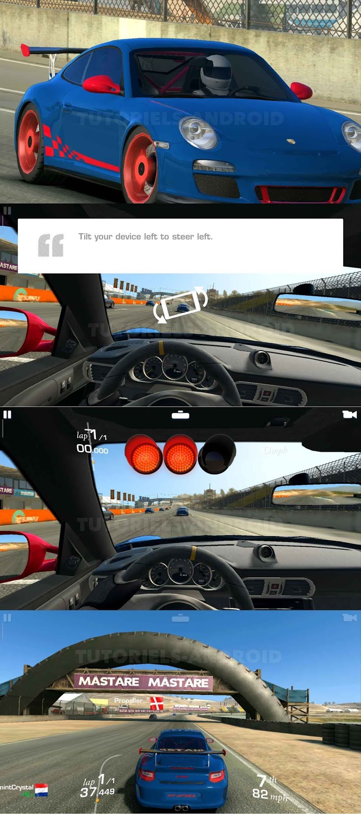 Image représentant : real racing 3 android