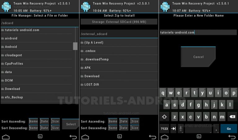 Installer le TWRP recovery sur GALAXY Note 2 GT-N7100 17 Image représentant : Screenshot 2013 05 29 15.05.21 twrp n7100