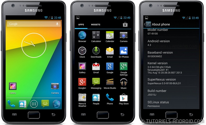 Installer la SuperNexus 3.0 Build 1 Android 4.3 GALAXY S2 28 Image représentant : supernexus 3.0 jb 4.3 galaxy s2