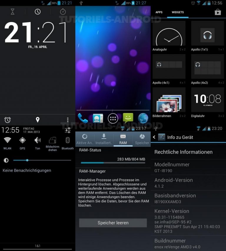 Image représentant : rom custom enox revenge nx galaxy s3mini i8190 i8190n i8190l