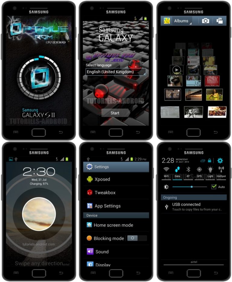 Installer la OPTIMUS ROM v4.0 Android 4.1.2 GALAXY S2 20 Image représentant : rom custom optimus jb412 galaxy s2