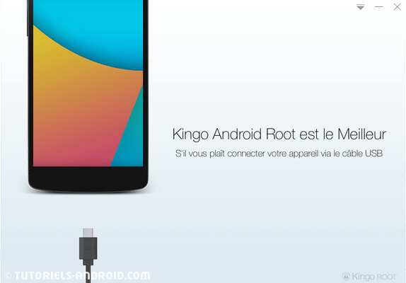 Kingo ROOT Android : connecter le mobile au PC