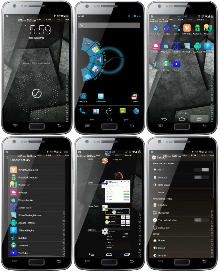 Installer la ROM Biftor SlimKat v2.1 Android 4.4.2 KitKat GALAXY S2 3 Image représentant : rom custom biftor slimkat i9100