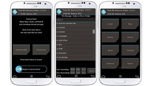 Installer le TWRP recovery sur son GALAXY S4 I9500 et I9505 5 Captures d'écran : TWRP pour GALAXY S4