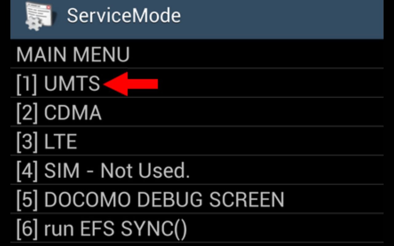 Astuce pour désimlocker son GALAXY S4 GT-I9500 et GT-I9505 5 GALAXY S4 : choix UMTS