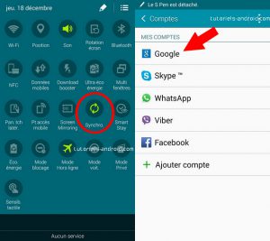 Image représentant : annuler synchro google