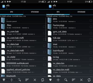 Image représentant : efs backup avec twrp recovery