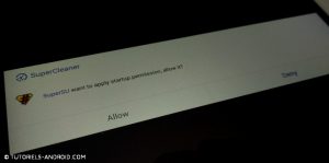 Image représentant : supersu installed iroot