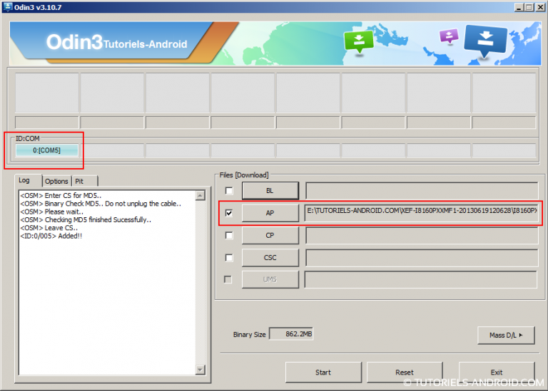 Image représentant : installer rom officielle i8190p