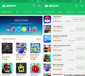 Image représentant : apkpure pour android