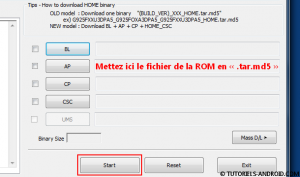 Image représentant : installer rom avec odin3 case ap