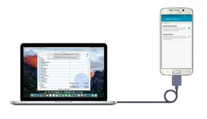 Image représentant : share files mtp android mac