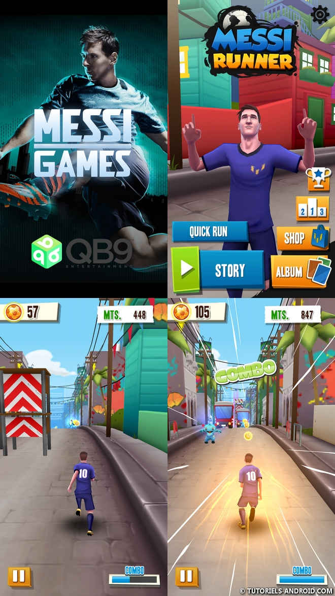Image représentant : messi runner android