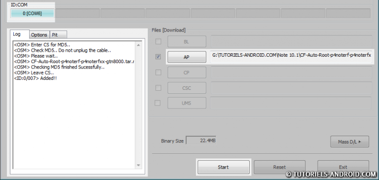 Image représentant : rooter note 10.1 tutoriels android