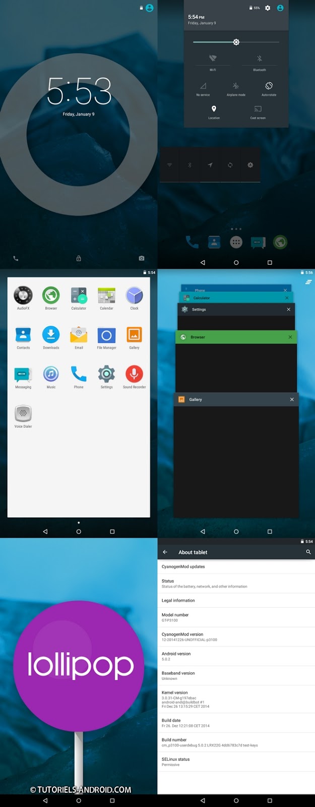 Image représentant : cm12 cm12.0 galaxy tab 7.0 tutoriels android 1