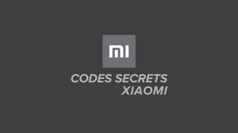 Liste codes secrets mobiles Xiaomi