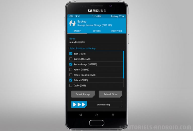 Installer TWRP et Rooter votre GALAXY A3 (2016) SM-A310 9 Image représentant : galaxy a3 2016 sm a310 TWRP recovery