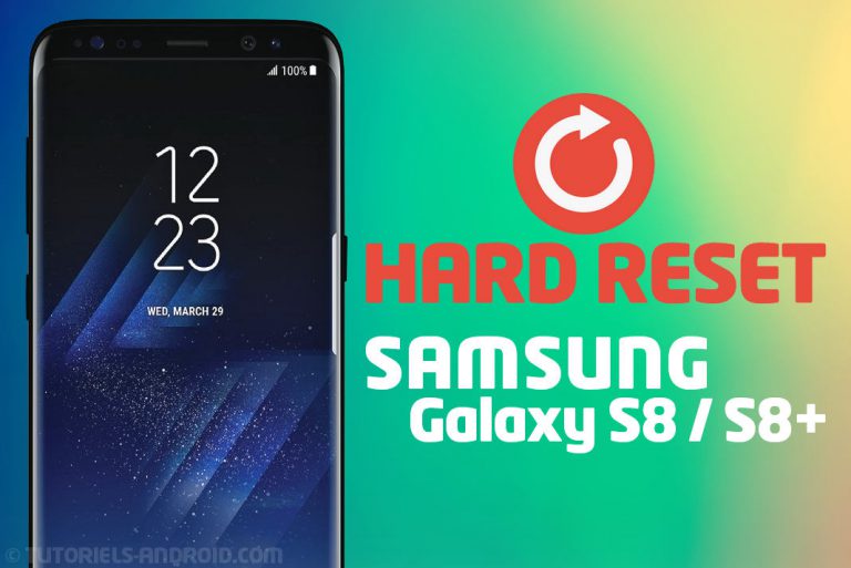 Réinitialisation complète d'un GALAXY S8 et S8+ 5 Image représentant : hard reset galaxy s8 et s8plus
