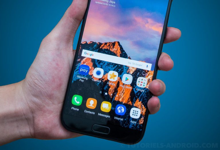 Image représentant : update galaxy a7 2017 oreo 8 0