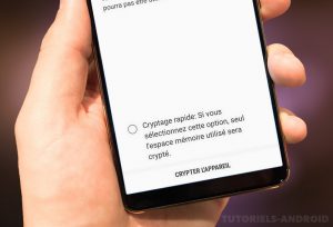 Image représentant : cryptage appareil android