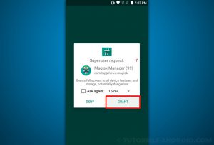 Image représentant : magisk android autoriser root