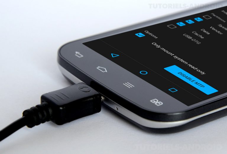 Image représentant : desactiver et activer mtp twrp