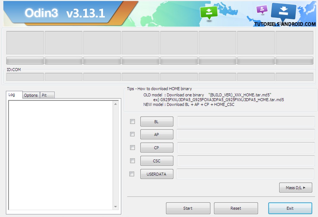 Versions Odin pour SAMSUNG Odin SAMSUNG