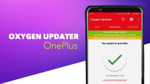 Image représentant : oxygen updater oneplus
