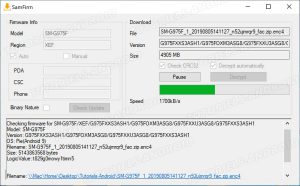 Télécharger une ROM pour Samsung avec SamFirm
