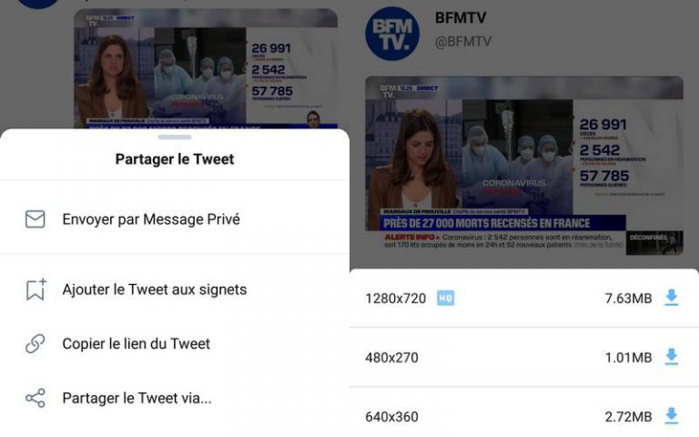 Comment télécharger des vidéos Twitter et Facebook sur Android ? 36 Image représentant : telecharger twitter video