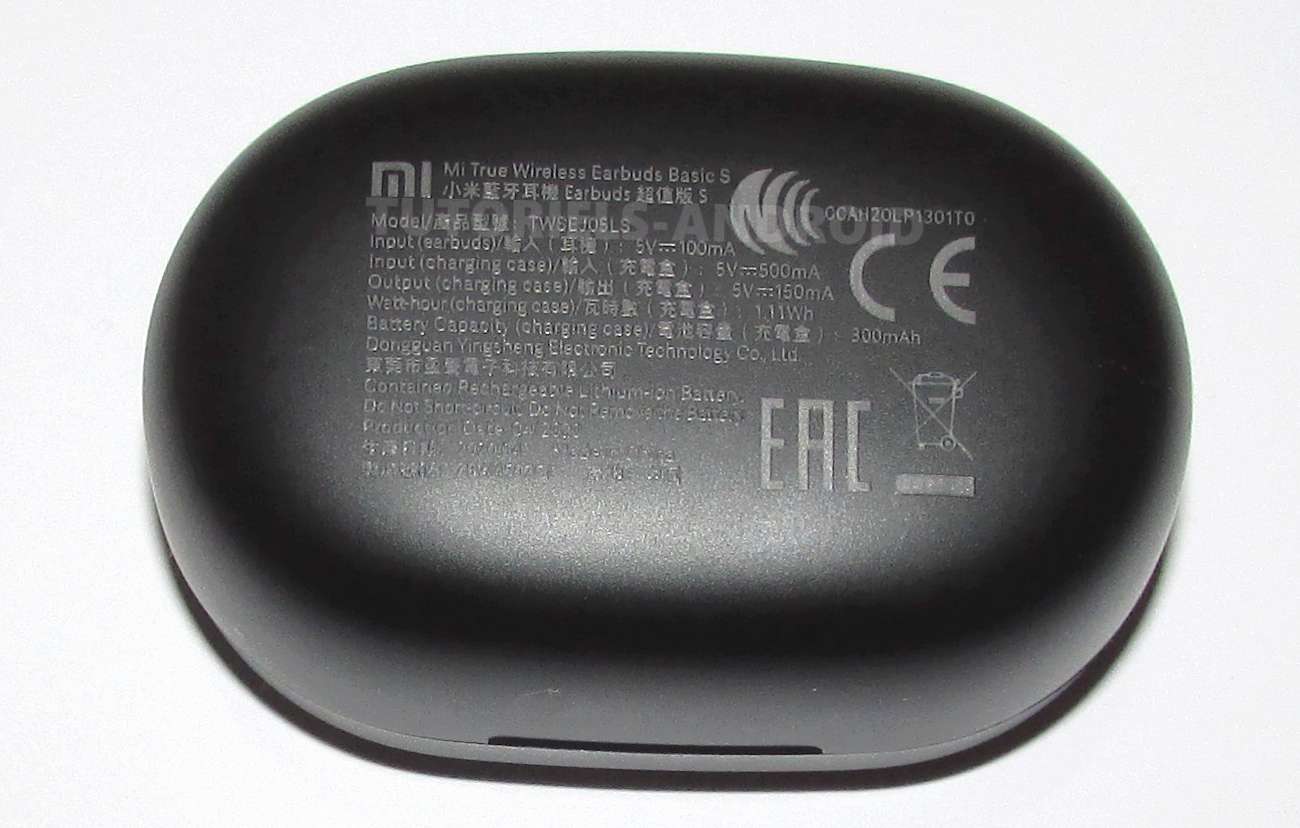 Mi Earbuds Basic S, un son intéressant à petit prix 2 Image représentant : mi earbuds basic s back