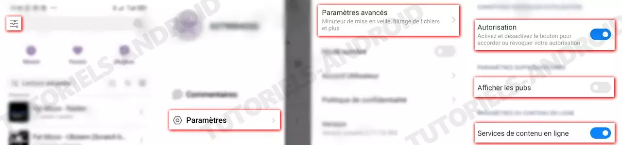 Supprimer la publicité activée par défaut sur Xiaomi et Redmi 4 Désactiver les pubs Mi Musique