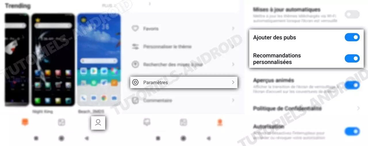 Supprimer la publicité activée par défaut sur Xiaomi et Redmi 5 Supprimer les pubs Miui Thème