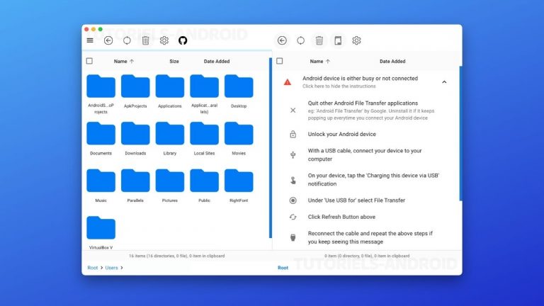 OpenMTP, transférer facilement vos fichiers entre Android et Mac 1 OpenMTP pour MacOS