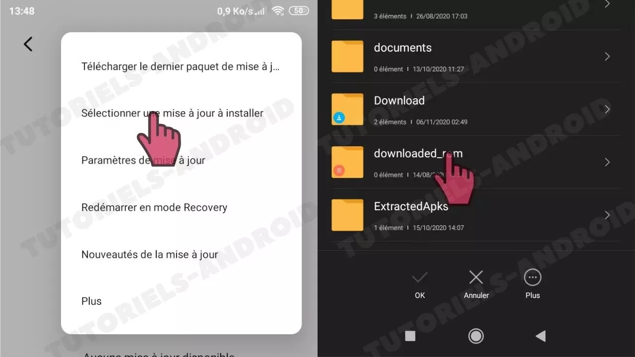 Installer ZIP de la MIUI via Paramètres