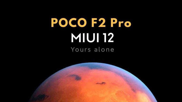 POCO F2 Pro MIUI 12