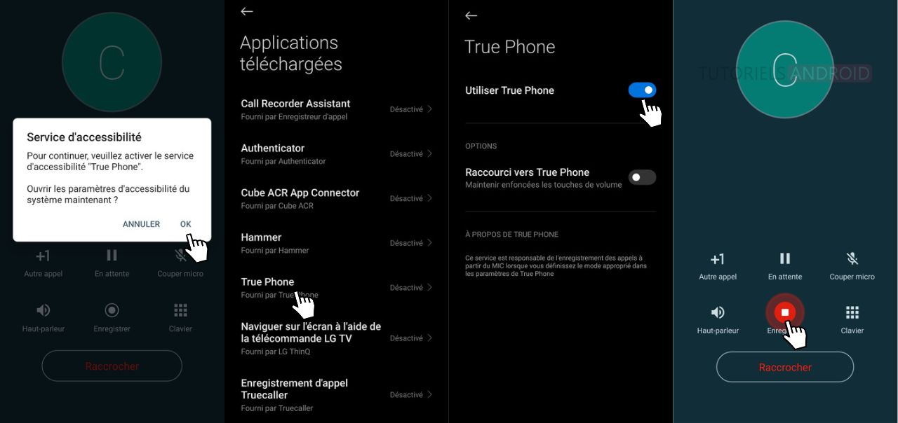 Activer l'enregistreur d'appel sur Xiaomi, Samsung, etc. 3 Activer enregistrement des appels sur Android