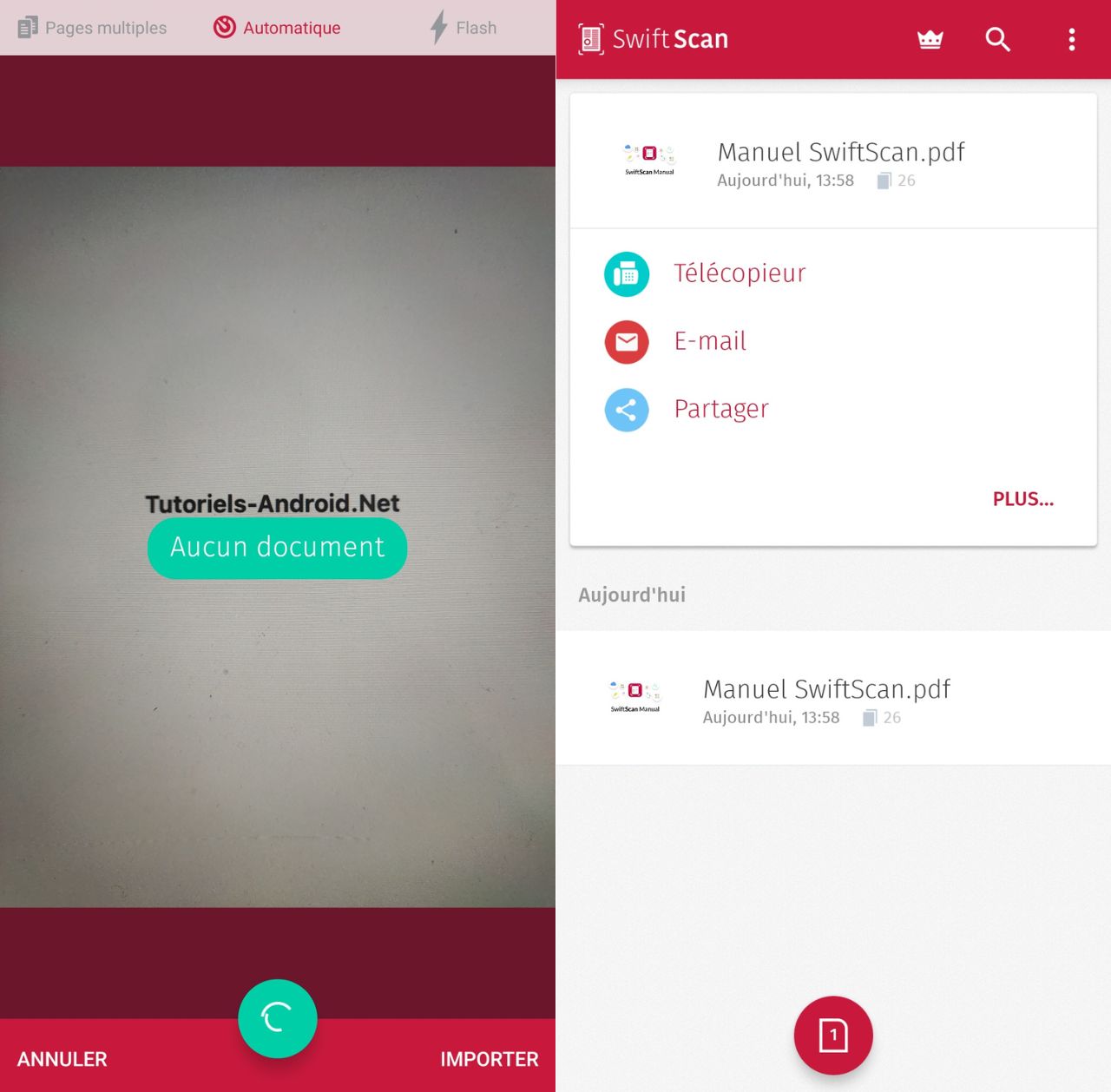 Numériser vos documents avec SwiftScan Android