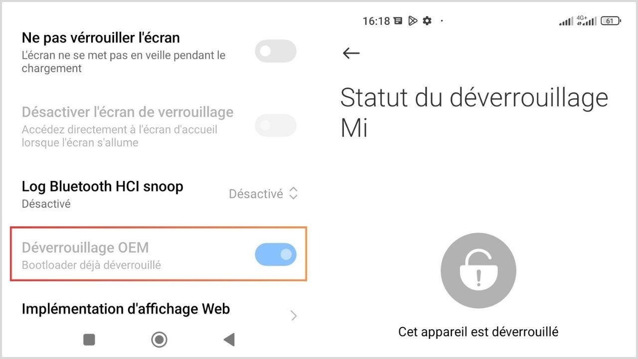 Bootloader déverrouillé et OEM Unlock grisée (Redmi Note 13 Pro 5G)