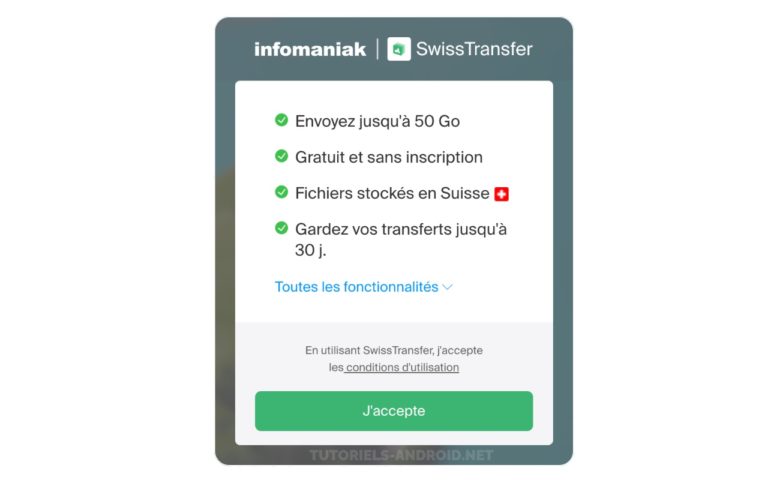 SwissTransfer, une alternative efficace à Wetransfer