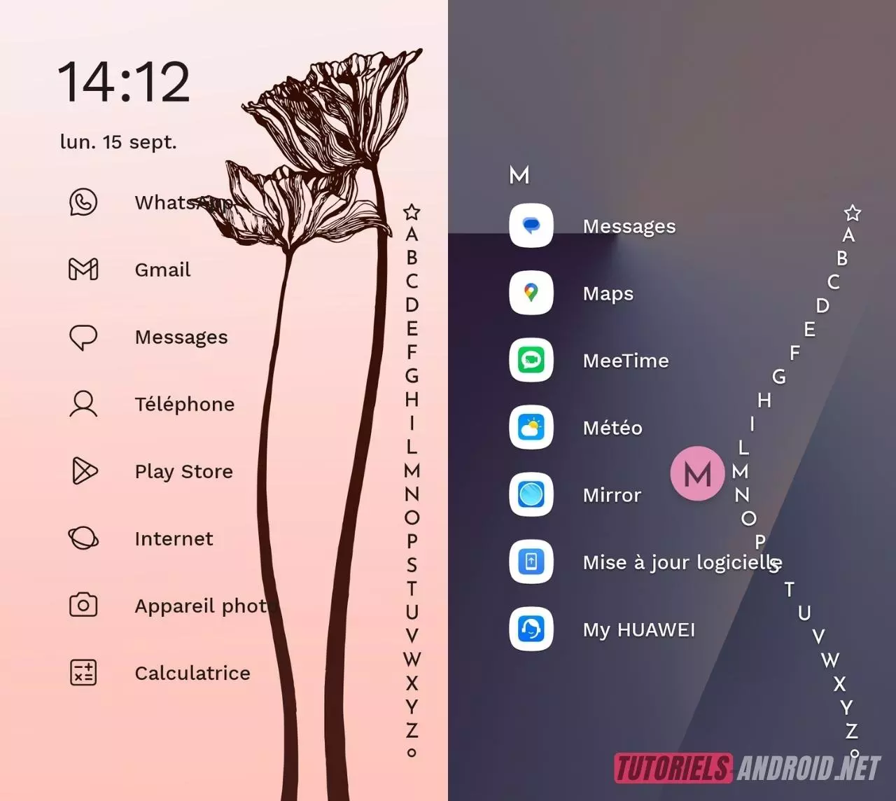 15 ans sur Android : voici mes alternatives préférées à Nova Launcher 2 Image affichant le lanceur d'applis (Niagara Launcher) appliqué sur Huawei P30