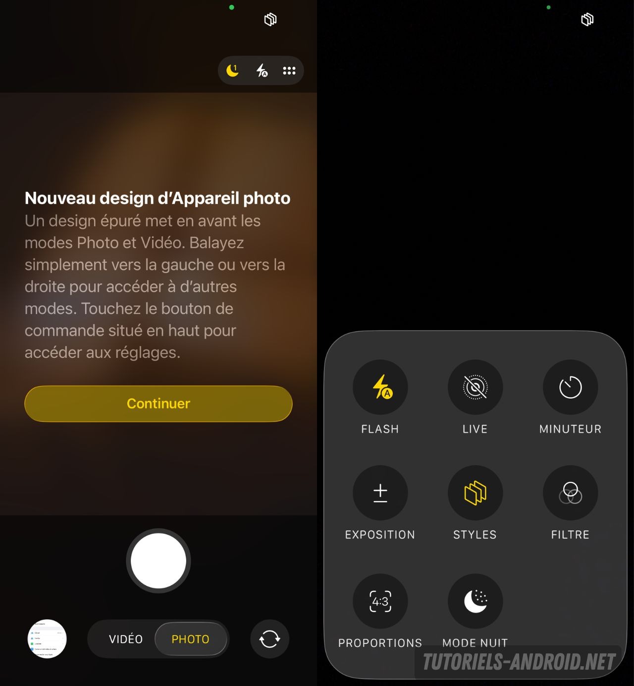 J'ai enfin reçu iOS 26 sur mon iPhone, voici mon test et avis 7 Captures d'écran de l'application Appareil photo sur iOS 26