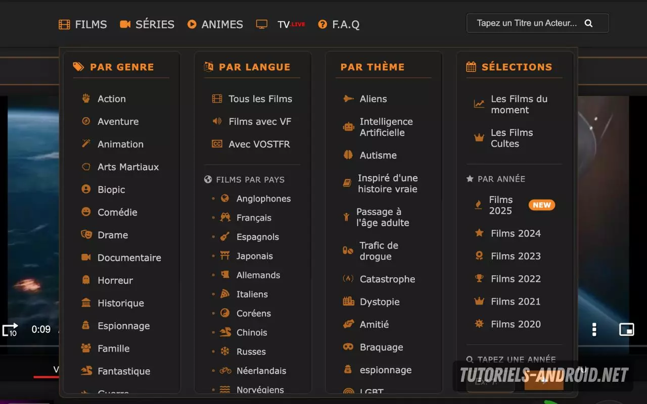 FrenchStream bloqué ? j’ai testé le site et trouvé sa nouvelle adresse 2 Capture d’écran des films proposés par le site de streaming illégal French-Stream