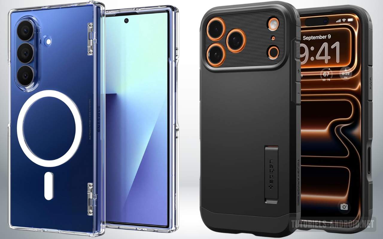 Mon classement des meilleures marques de coques pour iPhone et Samsung 3 Coques Spigen utilisées sur un iPhone et un Samsung Galaxy