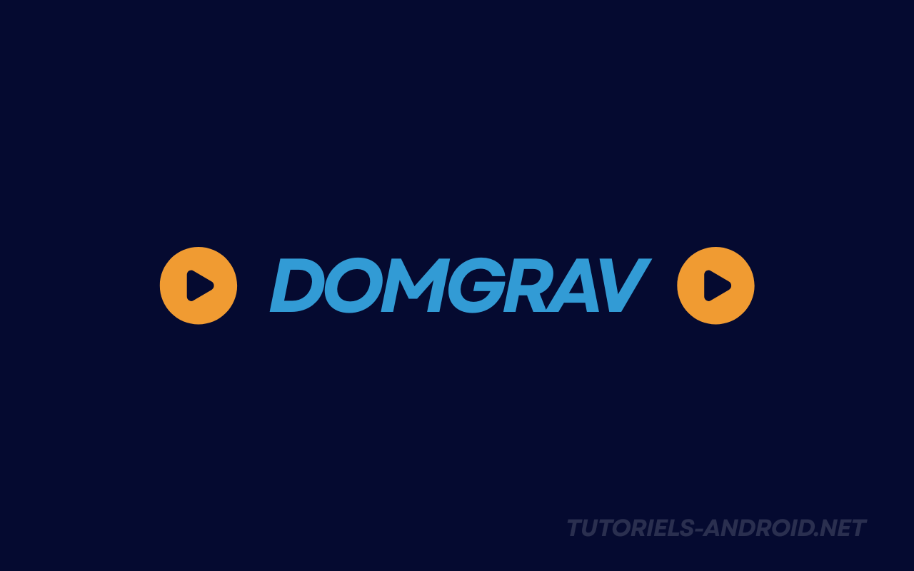 Domgrav : la plateforme de streaming similaire à Dolwiz 1 Logo de Domgrav avec boutons de lecture