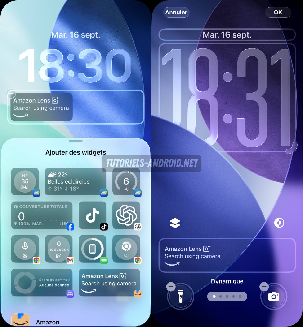 J'ai enfin reçu iOS 26 sur mon iPhone, voici mon test et avis 6 Capture d'écran affichant l'écran de verrouillage sur iOS 26