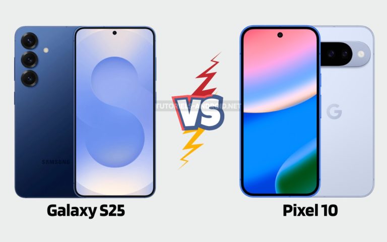 Image montrant le Galaxy S25 contre le Pixel 10