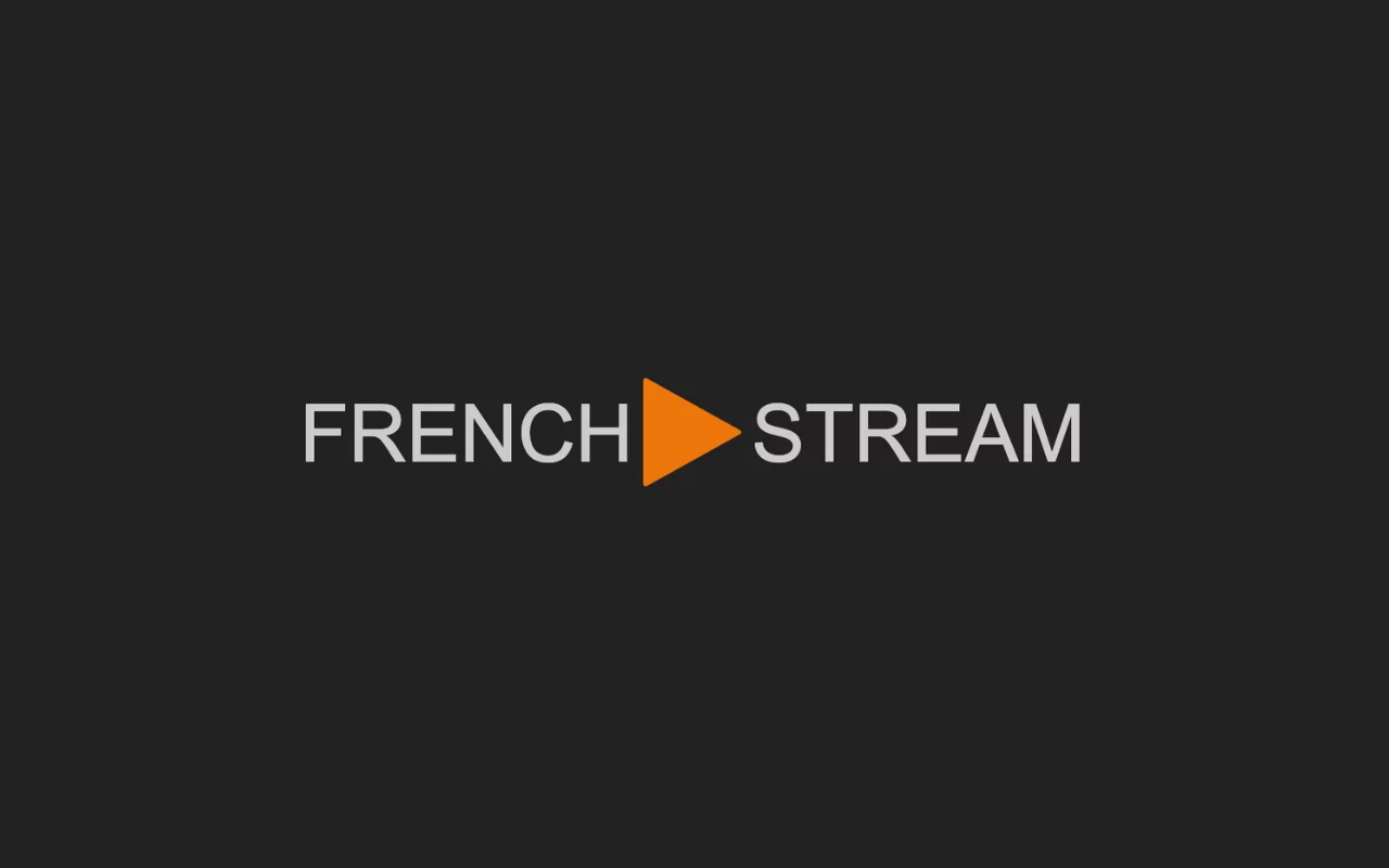 FrenchStream bloqué ? j’ai testé le site et trouvé sa nouvelle adresse 1 Image PNG affichant le logo FrenchStream (French-Stream) sur un fond gris très foncé