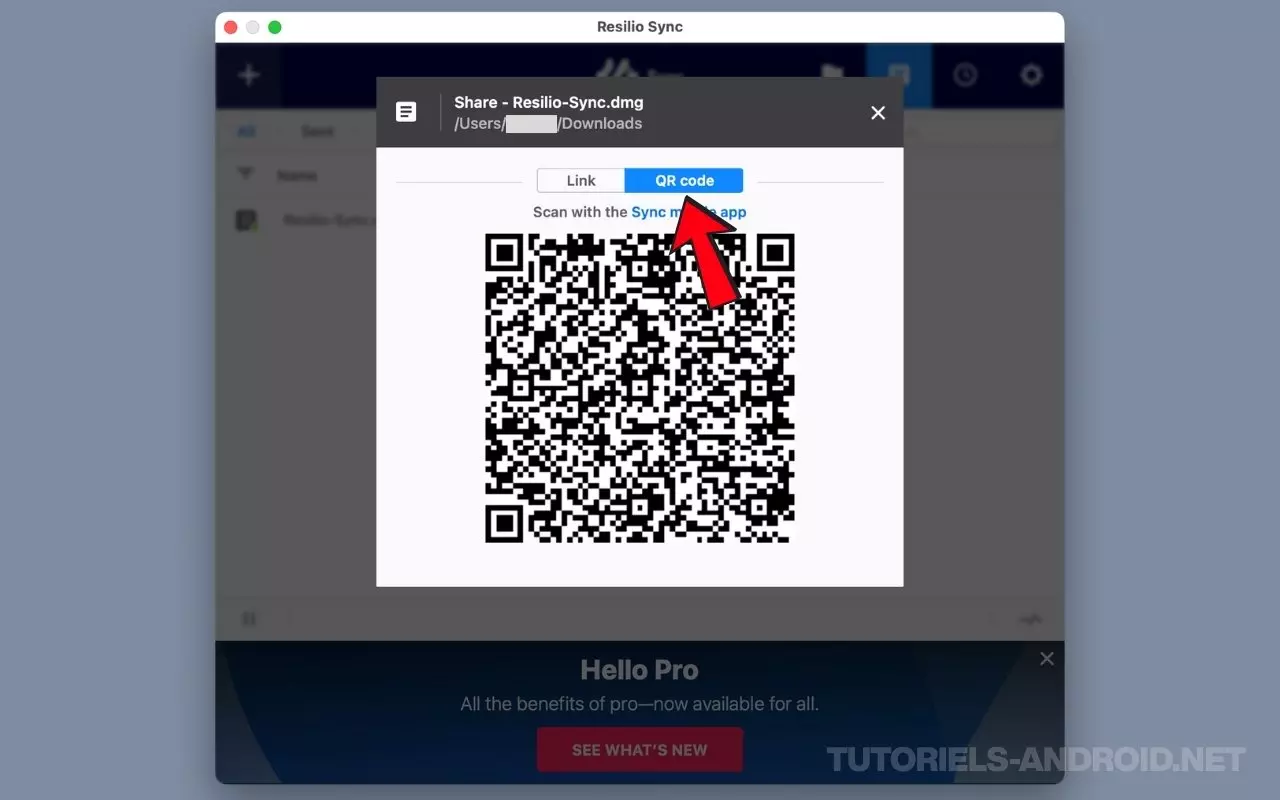 Les meilleures solutions pour envoyer de gros fichiers à vos proches 6 Partager des fichiers en P2P via Code QR et Resilio Sync