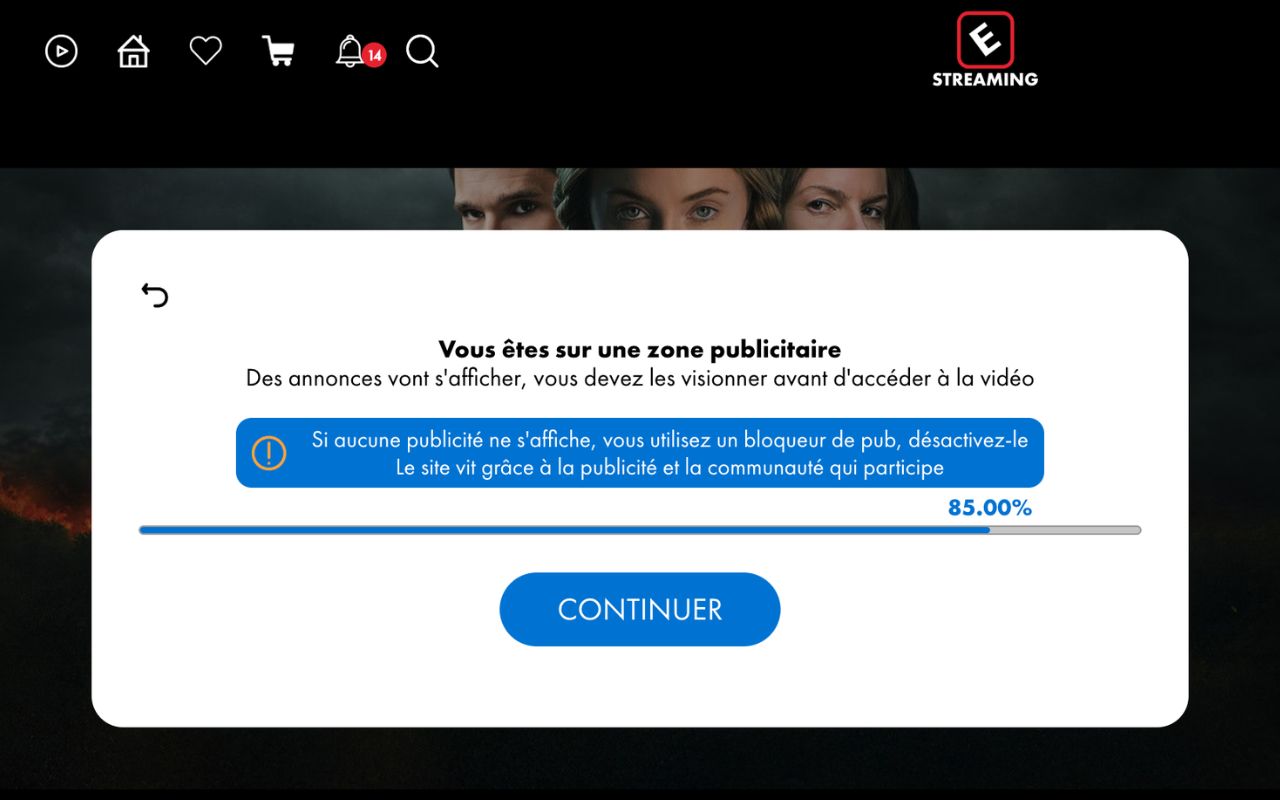 Empire Streaming : adresse actuelle et risques à connaître 2 Publicités intrusives sur Empire Streaming